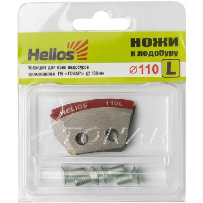 Ножи для бура Helios 110 (полукр)